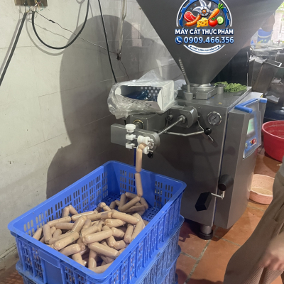 Máy Nhồi Xúc Xích Tự Động Công Nghiệp Chính Hãng – Năng Suất Cao, Nhồi Đều Đẹp