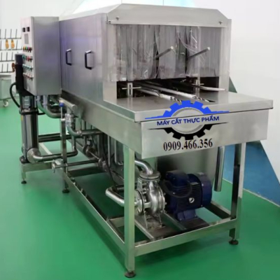 MÁY RỬA KHAY NHỰA, MÁY RỬA SỌT NHỰA TỰ ĐỘNG CÔNG NGHIỆP