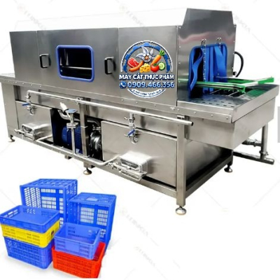 Máy Rửa Khay Tự Động Công Nghiệp Chính Hãng – Giải Pháp Vệ Sinh Hiệu Quả Cho Nhà Máy