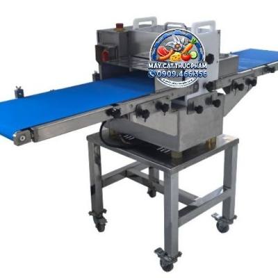 Máy Cắt Thịt Tự Động Băng Tải Chuyên Cắt Lát, Cắt Khối Vuông, Cắt Sợi Năng Suất Cao