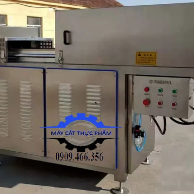 MÁY BÀO PHÁ THỊT ĐÔNG, MÁY CHẶT MỠ ĐÔNG LẠNH CÔNG NGHIỆP