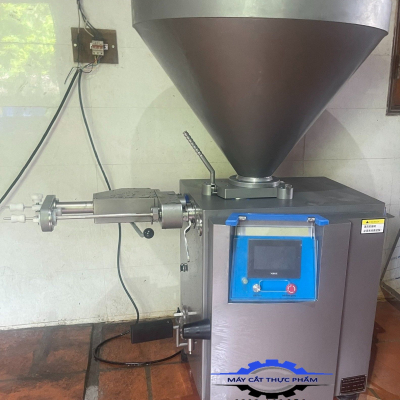 MÁY NHỒI ĐỊNH LƯỢNG GIÒ CHẢ, XÚC XÍCH, LẠP XƯỞNG CÔNG NGHIỆP