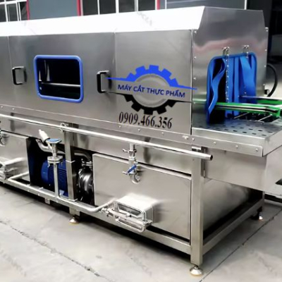 MÁY RỬA KHAY NHỰA, RỬA THÙNG NHỰA, RỬA KHAY ĂN CÔNG NGHIỆP