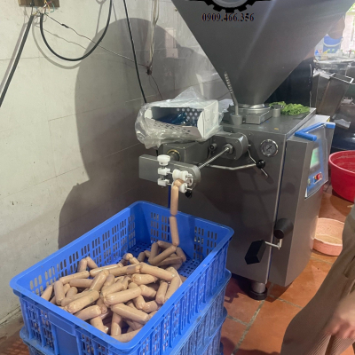 MÁY ĐÙN NHỒI XÚC XÍCH CÔNG NGHIỆP TỰ ĐỘNG
