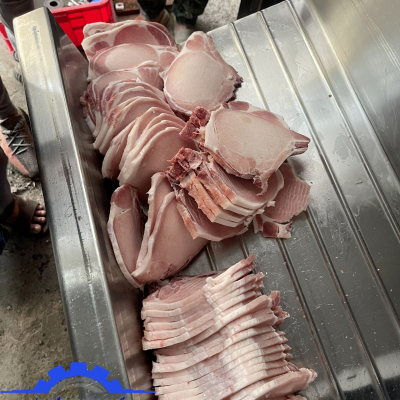 MÁY CẮT SƯỜN CỐT LẾT, CẮT THỊT ĐÔNG LẠNH CÔNG NGHIỆP